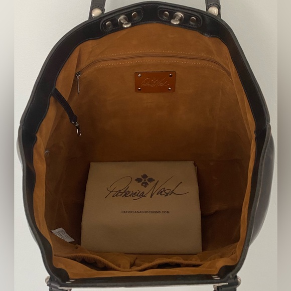 Patricia Nash~Benvenuto Tote~Heritage~ Black Leather~NWT LAST ONE - Picture 10 of 14